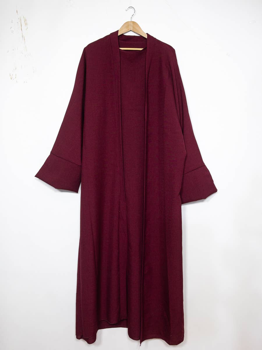Abaya Kimono de 2 Piezas – Elegancia y Fluidez