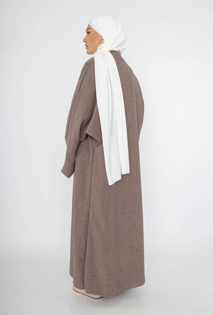 Abaya Kimono de 2 Piezas – Elegancia y Fluidez