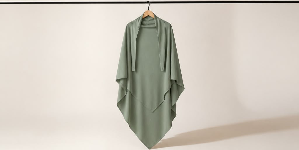 Khimar Largo de Jersey Premium – Cobertura y Comodidad