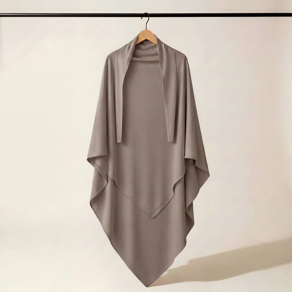 Khimar Largo de Jersey Premium – Cobertura y Comodidad