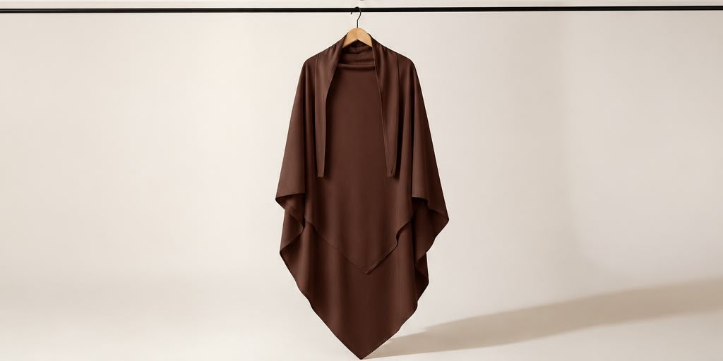 Khimar Largo de Jersey Premium – Cobertura y Comodidad