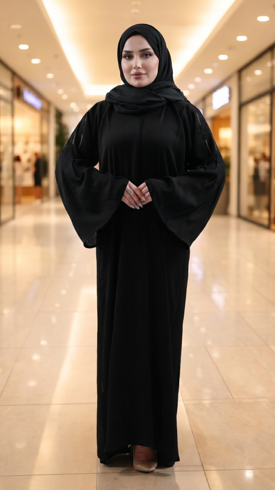 Abaya Noor — Negro