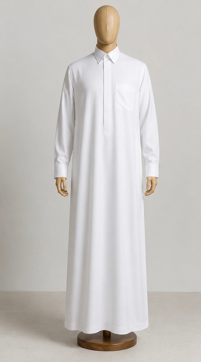Qamis Saudí Al-Abyad — Blanco