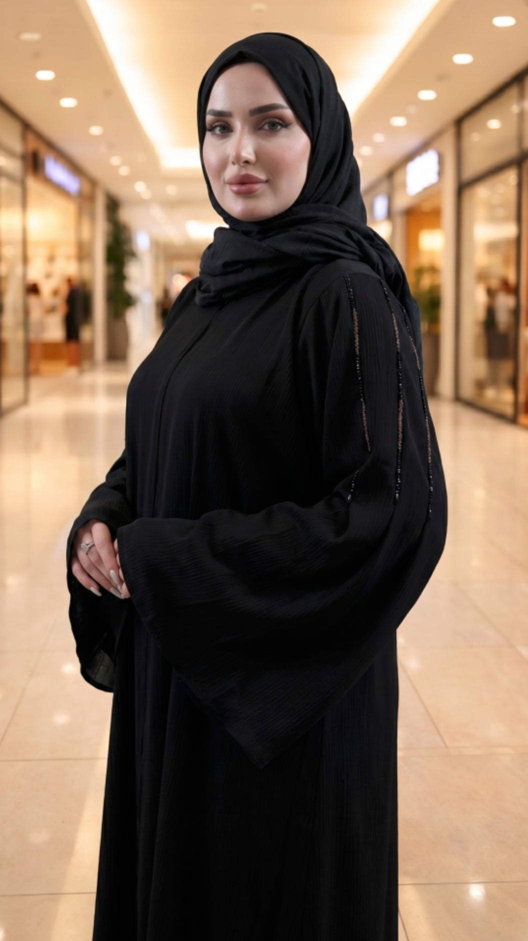 Abaya Noor — Negro