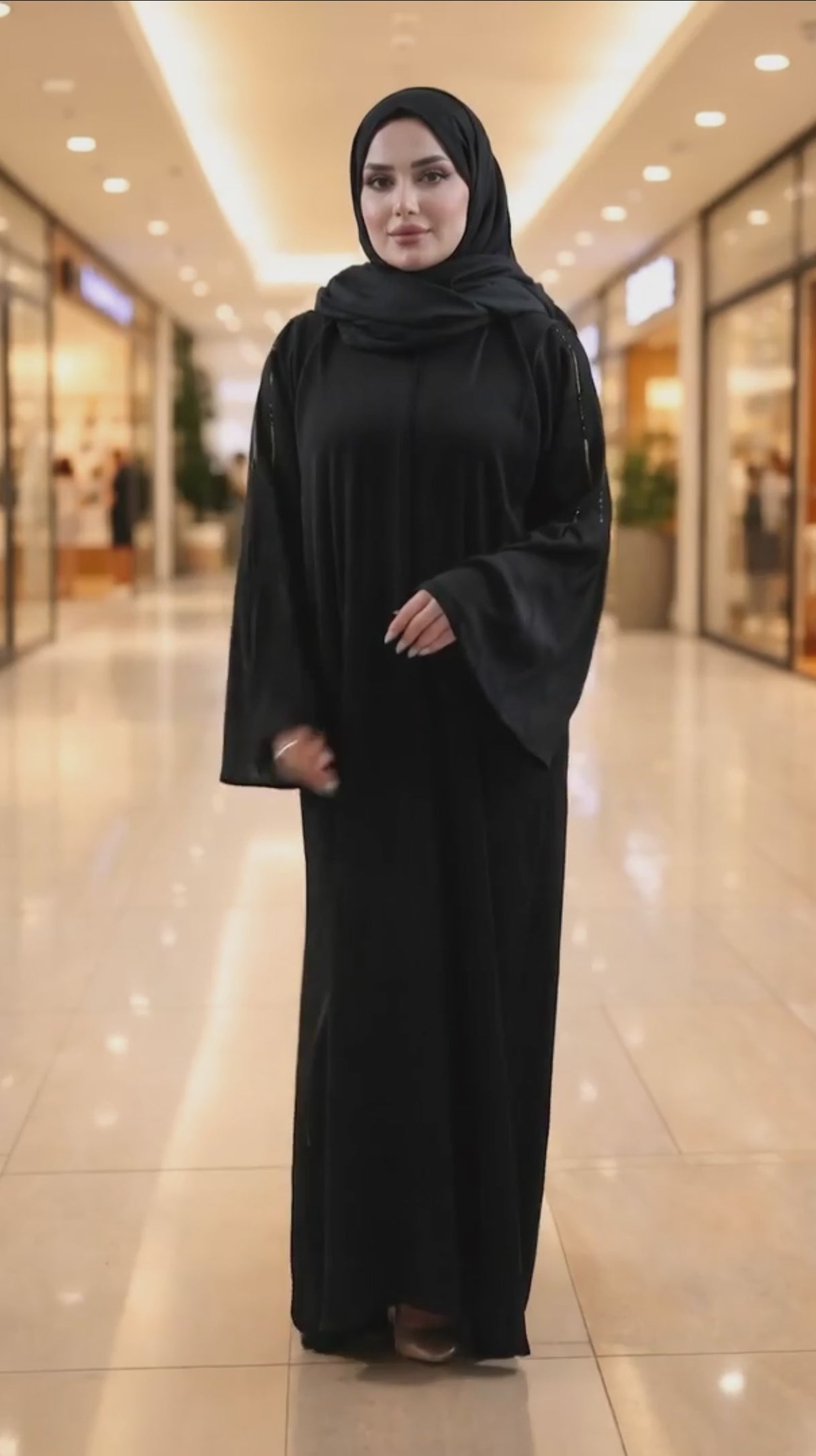 Abaya Noor — Negro
